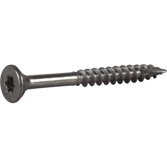 ESSVE ESSDRIVE Puuruuvi 5 mm Ø, uppokanta, ruostumaton teräs, A4 50 mm, 200 kpl
