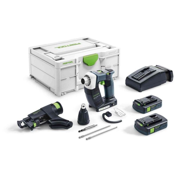 Festool DWC 18-4500 C 3,1-Plus Automaattiruuvain laukussa, mukana akku ja laturi