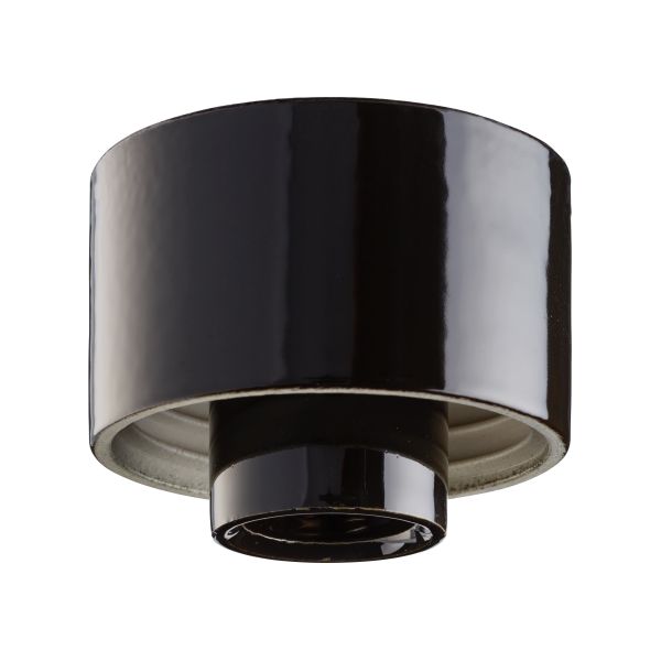 Ifö Electric 55731-000-16 Kanta suora, E27, IP54 Musta