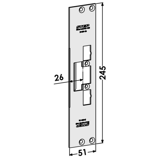 STEP ST4001-26 Tolppa malliin STEP 40/90/48/98 Preload 26 mm, vastaa ST6510/731-26
