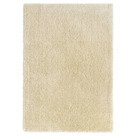 vidaXL Korkeanukkainen Shaggy matto beige 140x200 cm 50 mm