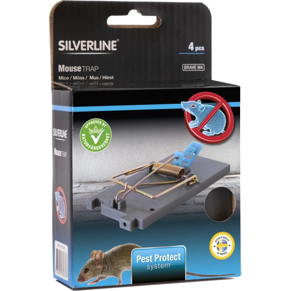 Silverline Brave Hiirenloukku 4 kpl