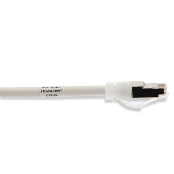 Eurolan 21D-S6A-0EWT Patch-kaapeli 1 x RJ45, 6 A 0,5 m