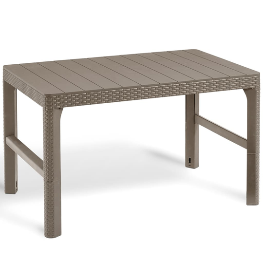 Allibert Puutarhapöytä Lyon cappuccino 232296