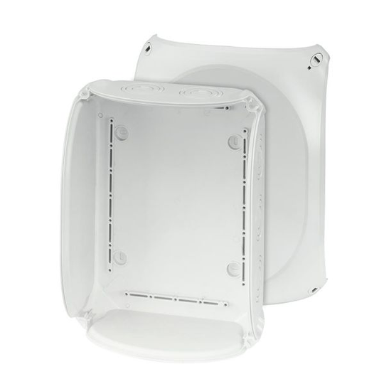 Hensel KF 3500 G Kytkentärasia harmaa, IP66, lasikuitu, ilman liitintä 225x295x122 mm