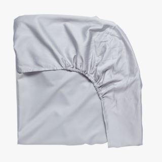 Soft Satin muotoonommeltu aluslakana vaaleanharmaa