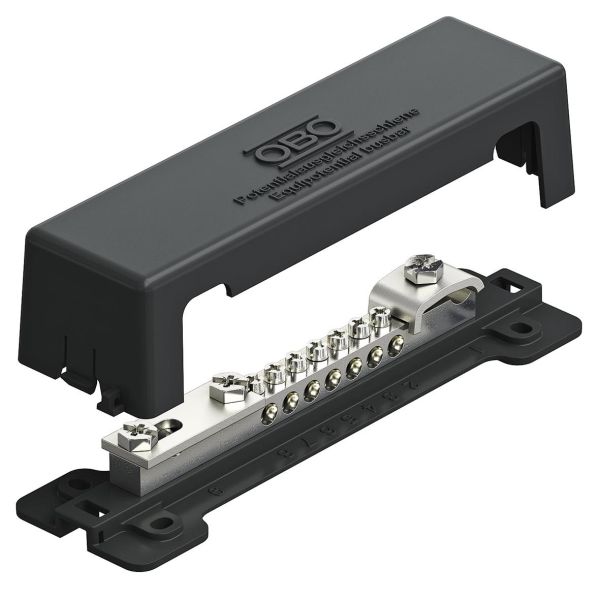 Obo Bettermann 5015111 Potentiaalintasauskisko nikkelipinnoitettua messinkiä