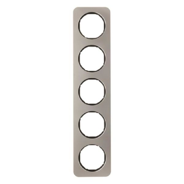 Hager 10152104 Peitekehys 5-paikkainen, R.1 Teräs/musta