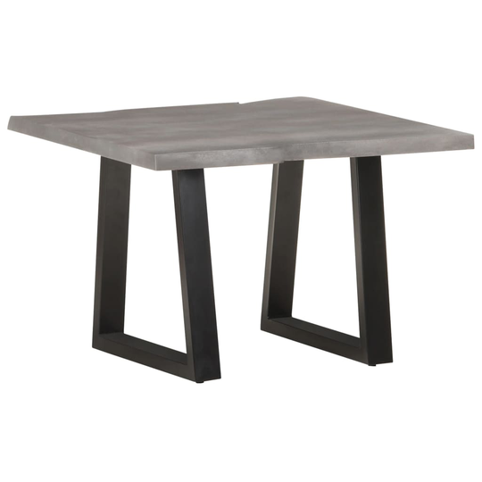 vidaXL Sohvapöytä elävät reunat 60x60x40 cm täysi akaasiapuu