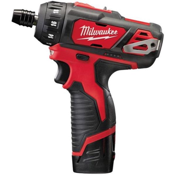 Milwaukee M12 BD-202C Ruuvinväännin sis. 2,0 Ah:n akut ja laturin