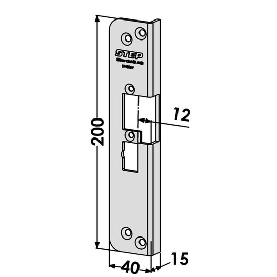 STEP ST4006V Tolppa malliin STEP 90 Release Vasen