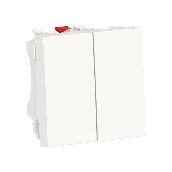 Schneider Electric NU321318F Vaihtokytkin kaksiportainen, valkoinen