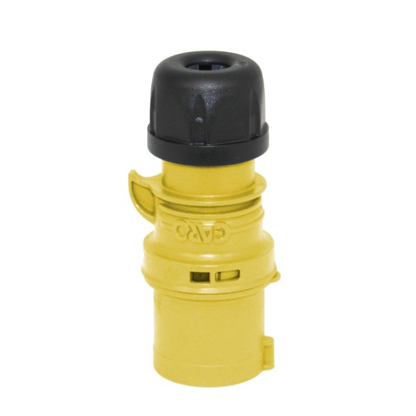 Garo P 316-4 S Pistotulppa IP44, 4-napainen, 16A Keltainen, 4 h