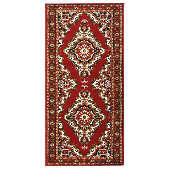 vidaXL Käytävämatto BCF itämainen punainen 100x200 cm