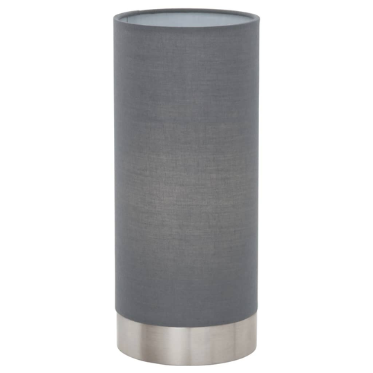 EGLO 425552 Table Lamp "Pasteri" Grey and Matt Nickle