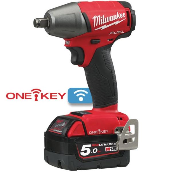 Milwaukee M18 ONEIWF12-502X Mutterinväännin sis. akut ja laturin