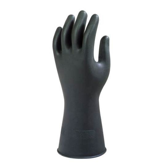 Ansell AlphaTec 87-118 Kemikaalisuojakäsine lateksi, nukattu 7.5
