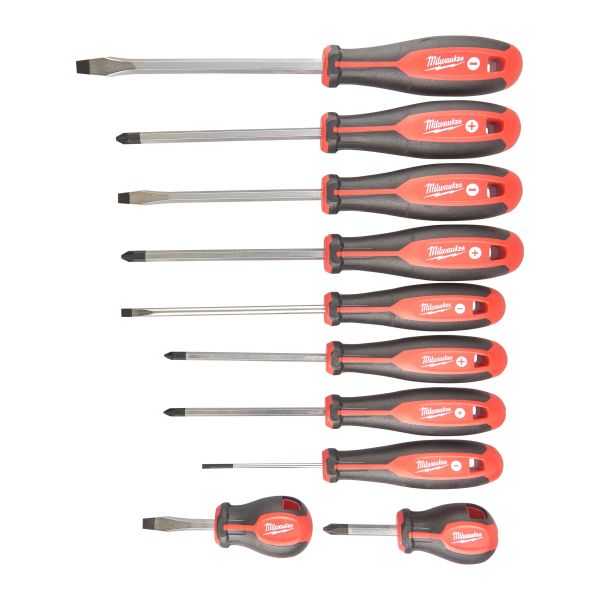 Milwaukee Tri-Lobe Ruuvitalttasarja pyöreällä varrella PZ1/PZ2/PH1/PH2/SL3/SL5.5/SL6.5/SL6.5/SL8