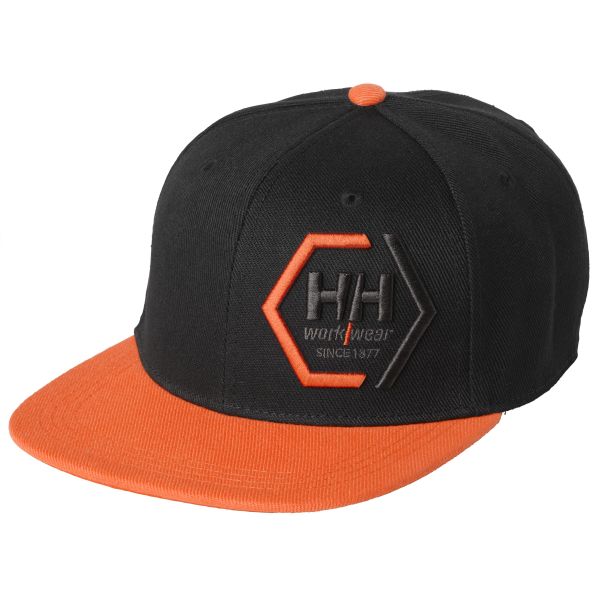 Helly Hansen Workwear Kensington Lippalakki musta/oranssi