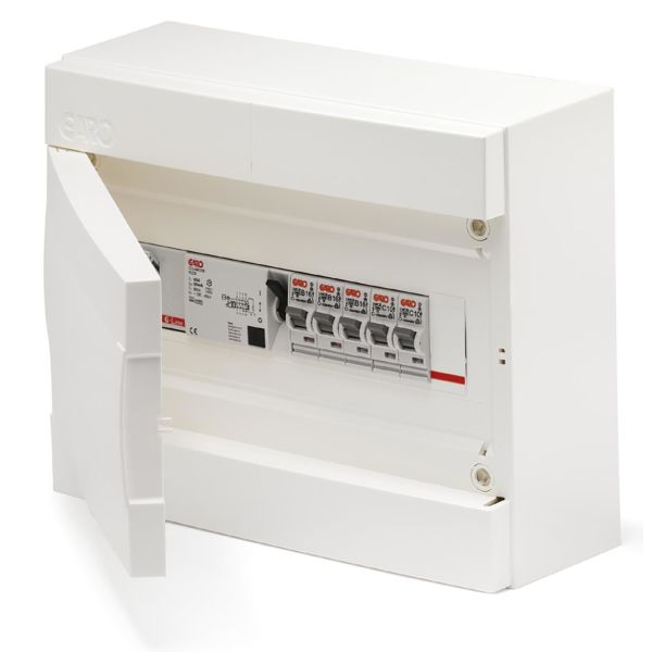 Garo NUP 113 Keskus valmiiksi kytkettynä, IP31 1 x 13 moduulia