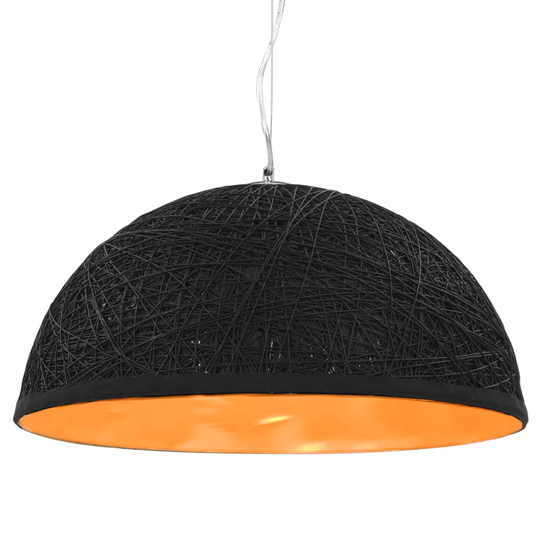 vidaXL Riippuvalaisin musta ja kulta Ø50 cm E27