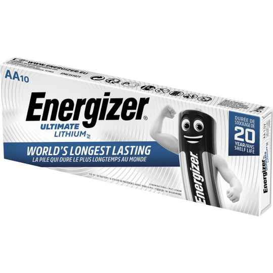 Energizer Ultimate Lithium Litiumparisto AA, 1,5 V, 10 kpl AA