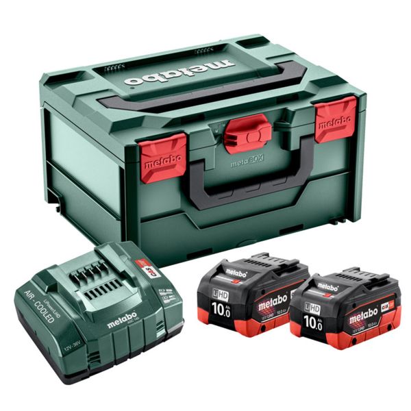 Metabo 685142000 Latauspaketti laturilla ja 2 akulla