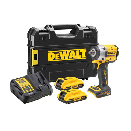 Dewalt DCF921D2T-QW Mutterinväännin sis. akun ja laturin