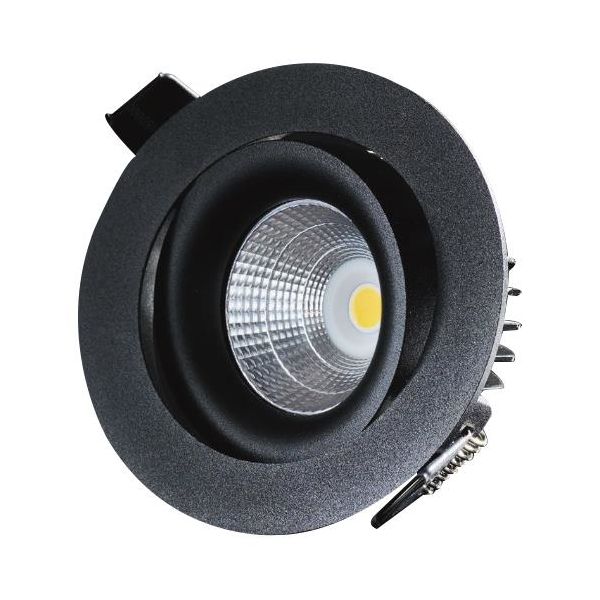 Designlight P-1602530B Downlight-valaisin musta, 3000 K