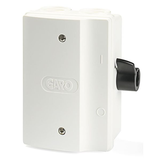 Garo 3155221 Turvakytkin valkoinen 16 A, ilman apukosketinta SI, 7,5 kW