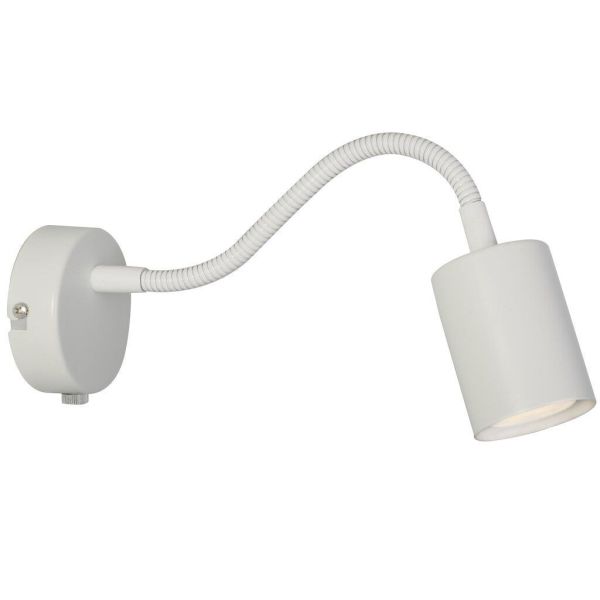 Nordlux EXPLORER 74811001 Vuodevalaisin seinälle, IP20, GU10 valkoinen