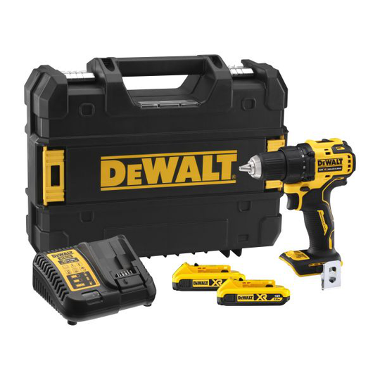 Dewalt DCD708D2T-QW Pora/ruuvinväännin sis. akun ja laturin