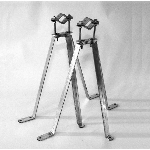 Televes 240350 Seinäkiinnike tehokkaammalle antennille ja satelliittiantennille 50–76 mm, 50 cm