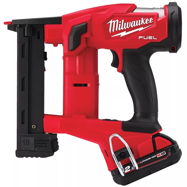 Milwaukee M18 FNCS18GS-202X Hakasnaulain sis. akut ja laturin
