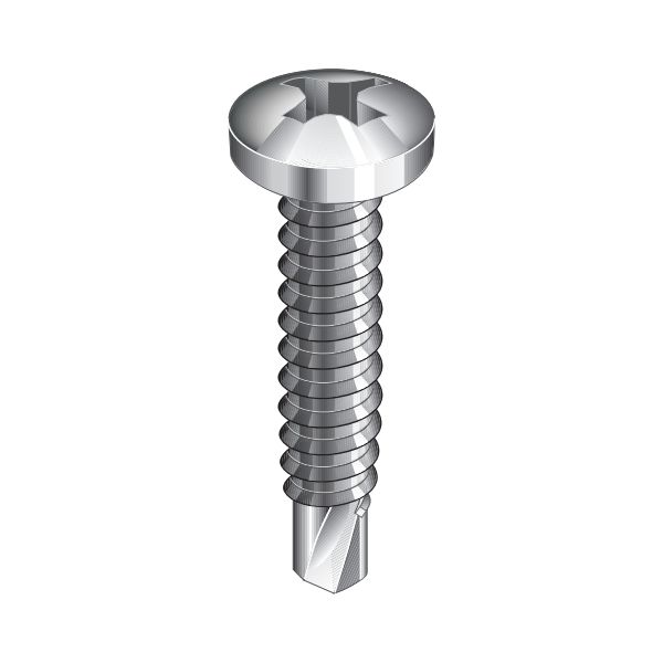 Ejot 581040 Poraruuvi kupera, teräs, PH2, FZB 3,5 x 13 mm, 1000 kpl