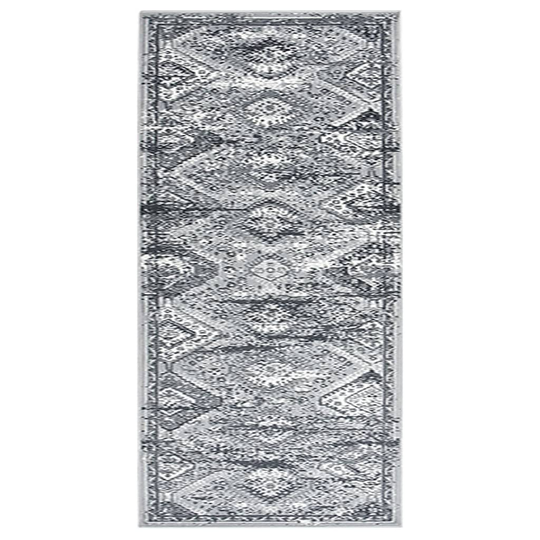 vidaXL Käytävämatto BCF itämainen harmaa 80x150 cm