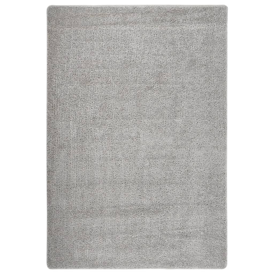 vidaXL Pörrömatto vaaleanharmaa 120x170 cm liukumaton