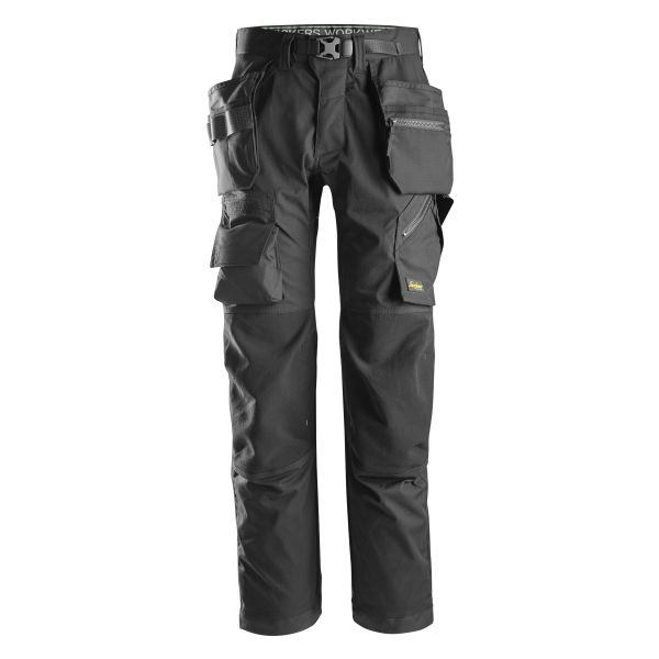 Snickers 6923 FlexiWork Lattia-asentajan housut musta C40