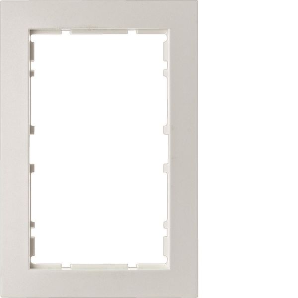 Hager 6510111909 Yhdistelmäkehys 2-suuntainen, S1, valkoinen (Polar White) 1-paikkainen