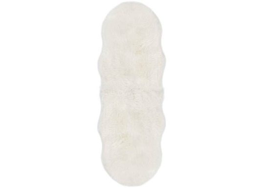 Narma Vegan Fur plyysimatto Dolly ivory 60x160 cm