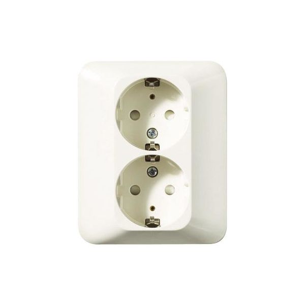 Schneider Electric Trend 183029600 Seinäpistorasia valkoinen Maadoitettu