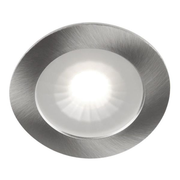 Hide-a-Lite 1202 Downlight-valaisin 12V, 4000K Harjattu teräs