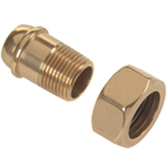 MMA 4161206 Nippa suora, patteriventtiiliin, mutterilla DN 10