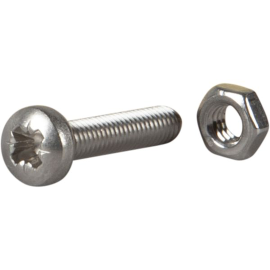 ESSVE 550294 Koneruuvi M4x20 mm pyöreä pää, A4, 8 kpl