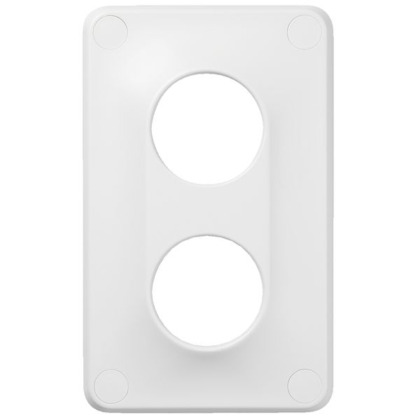Schneider Electric WDE000914 Peitekehys robust, valkoinen 2-paikkainen
