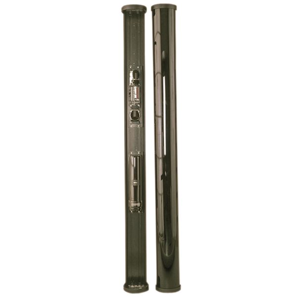 Teletec Connect 100140 Linja-ilmaisintolppa musta, piiloasennus 2 m