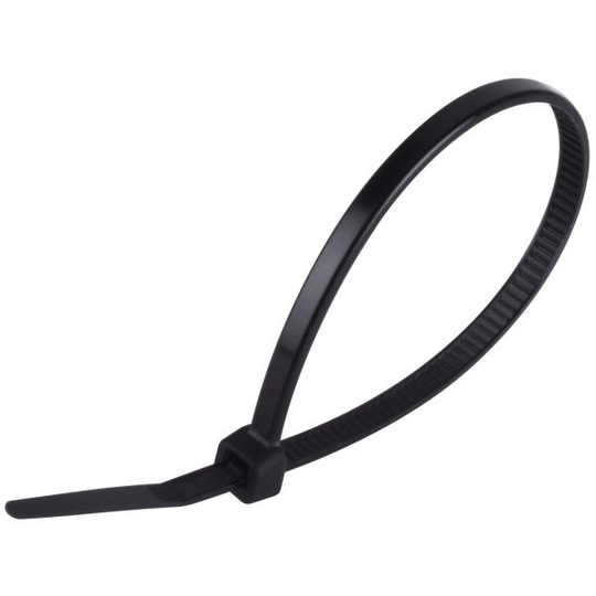 Gelia 4011123222 Nippusiteet musta 850 x 12,5 mm, 5 kpl