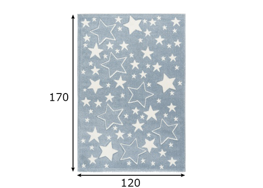 Lastenhuoneen matto Amigo Blue 2 120x170 cm