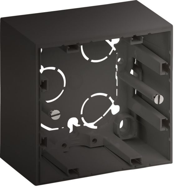 Hager 6310611606 Korotuskehys korkea 1 lokeroinen, antrasiitti