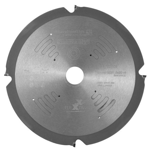 Flexxtra 100305 Timanttisahanterä 160 x 20 mm